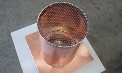 Copper Chimney Flashing project